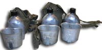 WWII-surplus Canteens with Belts